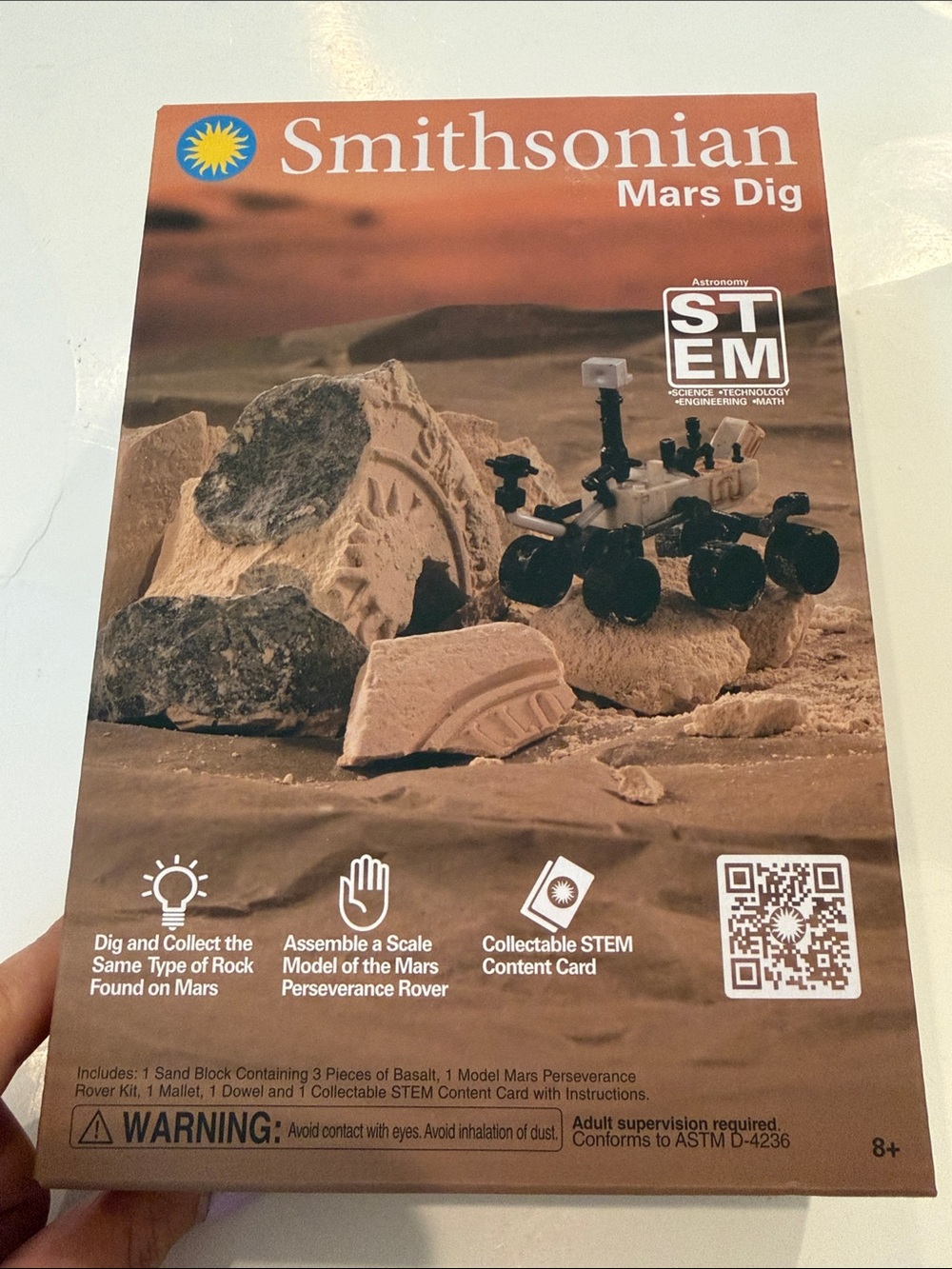 NWT Smithsonian Mars Dig STEM Kit - Brown & Black